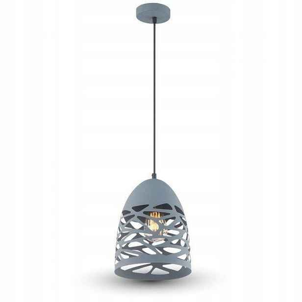Závěsná lampa V-tac Šedá Matná VT-7200 60W E27 IP20 stmívatelná