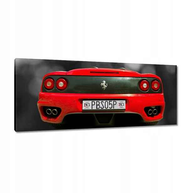 Obrazy 100x40 Červené Ferrari
