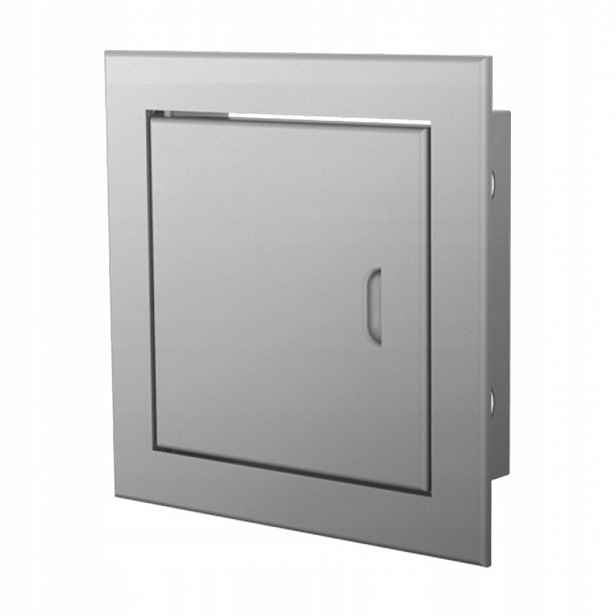 Revizní dvířka Dospel Magnat 200x200 mm s magnetickým zámkem, stříbrná