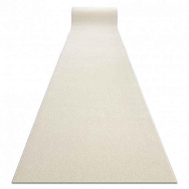 rugsX JEDNOBAREVNÝ Běhoun KARMEL prostý, jednotný bílá 60 cm 60/100 cm