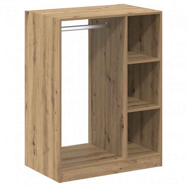 vidaXL Šatní skříň Dub artisan 77 x 48 x 102 cm Kompozitní dřevo