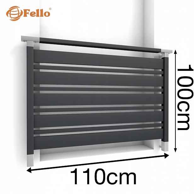 Classic MIX Francouzský balkon 110 cm Zábradlí Ral