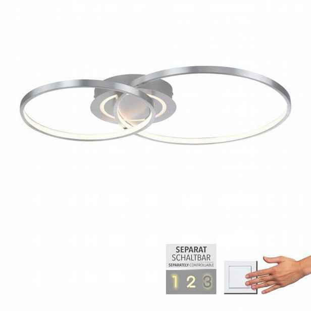 Leuchten Direkt is Just Light Led stropní svítidlo hliníková otočná světla