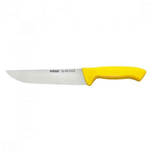 Řeznický nůž, 19 cm, "Ecco", žlutý - Pirge