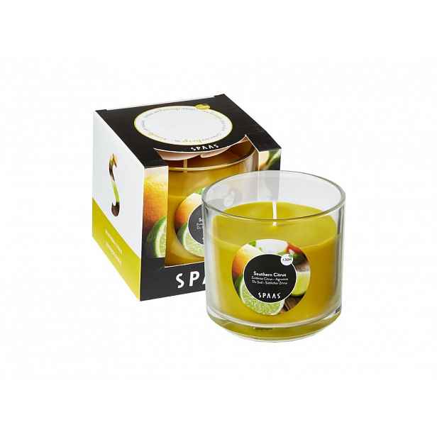 Vonná svíčka ve skle SOUTHERN CITRUS 8,5 cm žlutá
