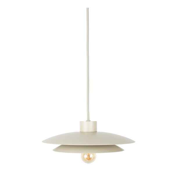 Béžové kovové závěsné svítidlo ø 26,5 cm Wubbo – White Label