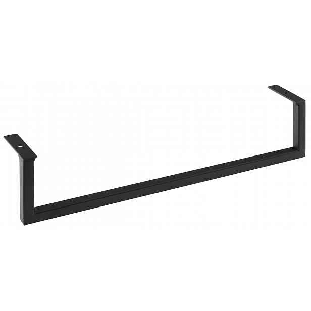 Sapho - Čelní držák ručníků pro umyvadlo, 460 mm, matná černá HG460
