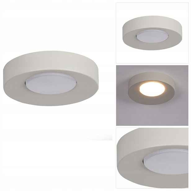 Šedý stropní svítidlo Bros – moderní náladový interiér v obývacím pokoji Sigma Lighting