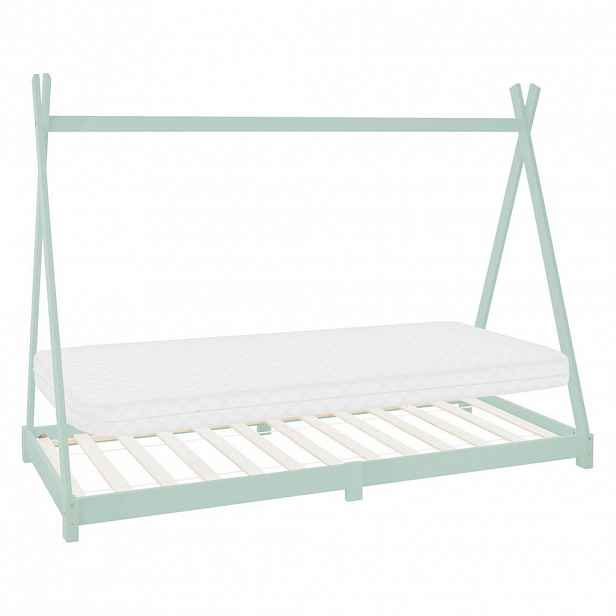 ML-DESIGN DĚTSKÁ postýlka Tipi s matrací 90x200 cm Mint
