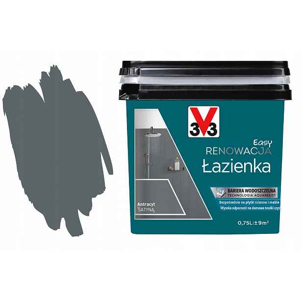 3V3 Easy Renovace Koupelna Kafli Pvc Rychlá Obnova Boazerie Ceramic 0.75L