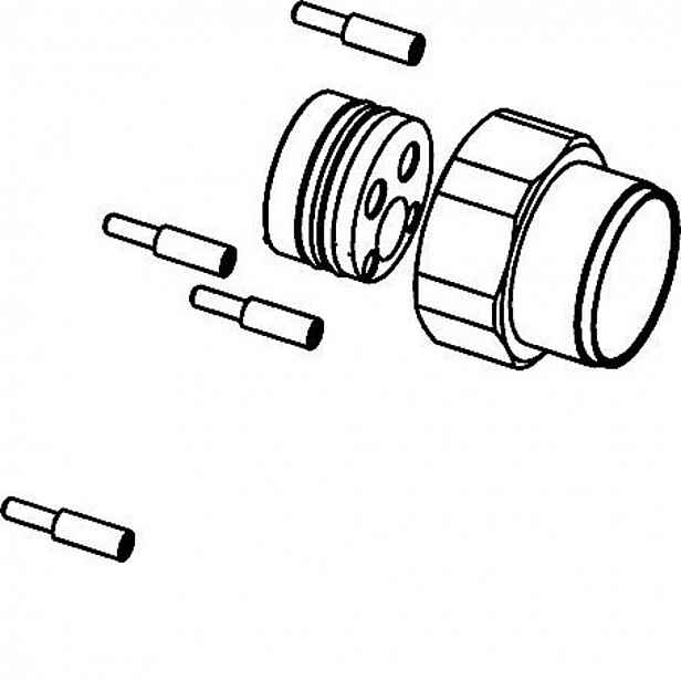 Hansa Matrix - Prodlužovací souprava 20 mm pro pákovou baterii 59913590