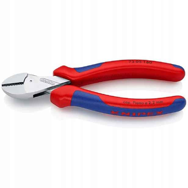 Kleště Štípací Boční Kompaktní 160 mm Knipex X Cut 73 05 160 Chromované