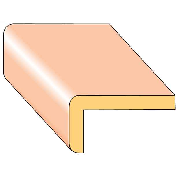 Lišta rohová R2 smrk nastavený 35×19×2000 mm, 25 ks/bal.