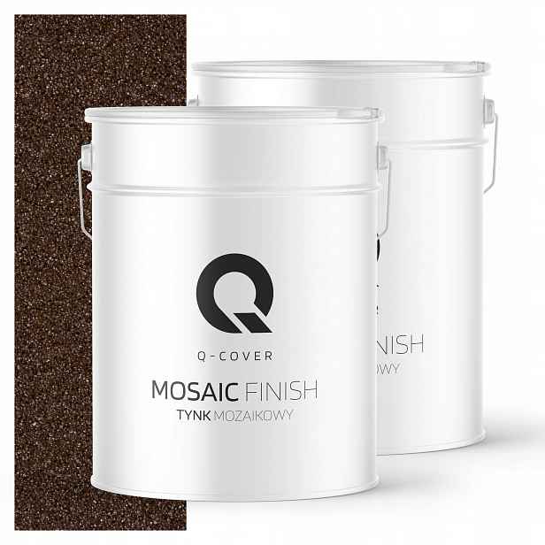 Mozaiková Omítka Mozaika 25 Kg Hnědá Tmavá M95 Ozdobná Fasáda Premium