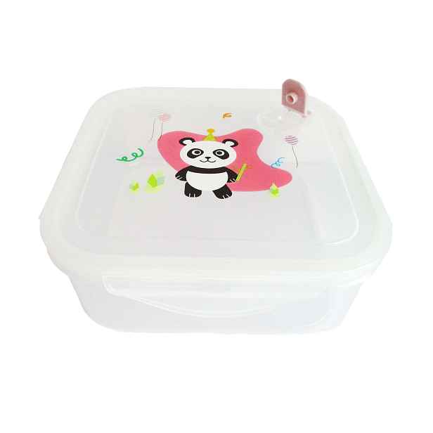 Plastová dóza s víčkem KITCHISIMO 1200ml panda