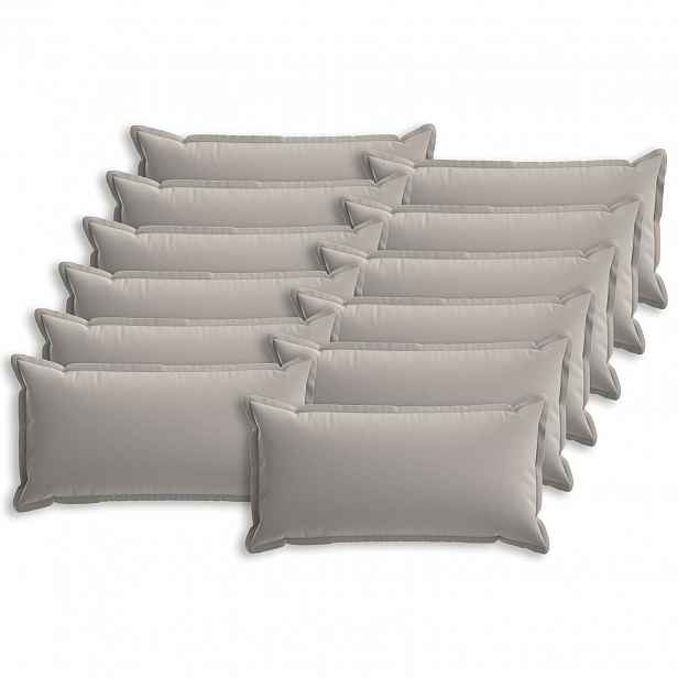 vidaXL Povlak na polštář 12 ks HOUTEN Šedá 40 x 80 cm Polyester