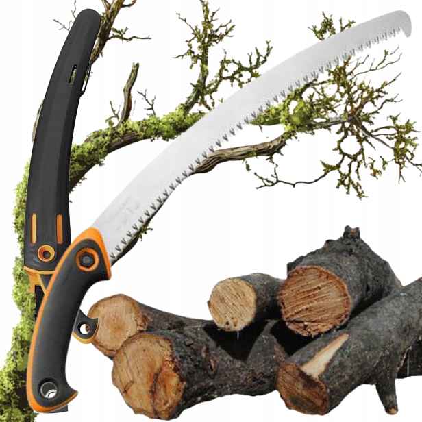 Fiskars Softgrip SW-330 Pila Pro Řezání Zahradních Větví Keřů Živých Plotů