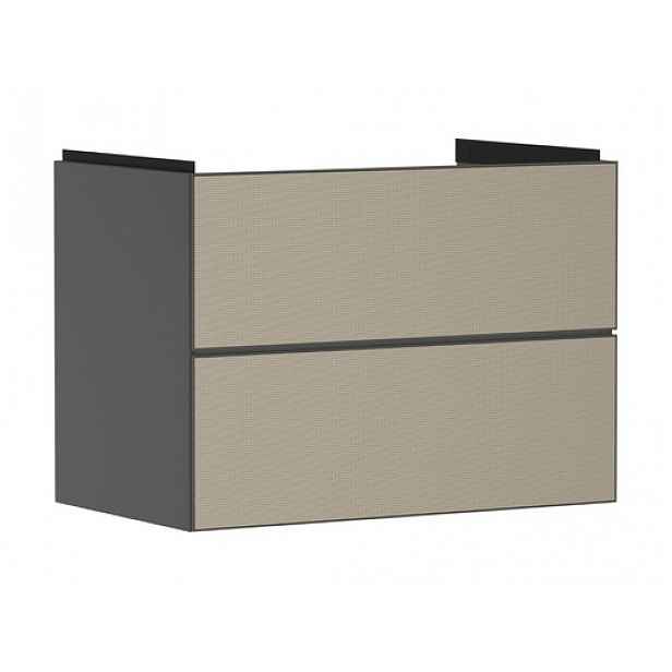 Skříňka pod umyvadlo bez umyvadla Hansgrohe Xevolos E 78x57,5x47,5 cm břidlicová matná šedá mat 54180390