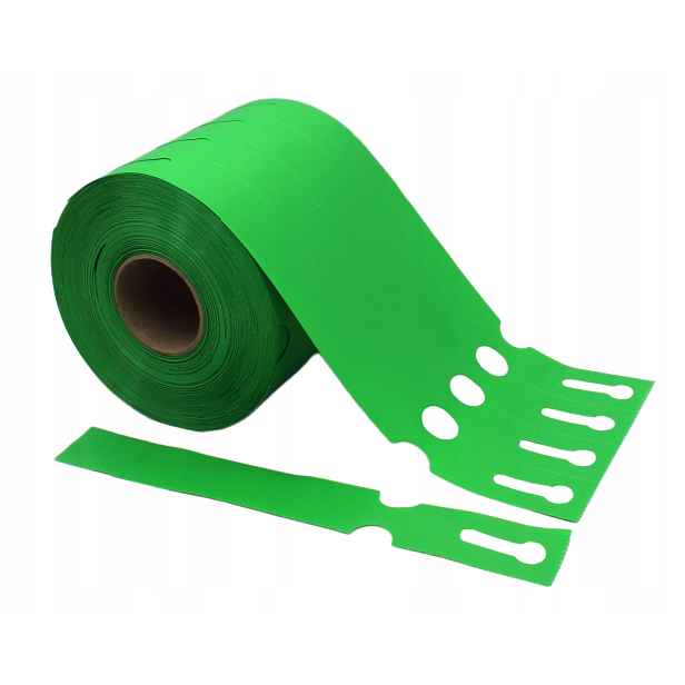 Smyčkové zahradnické/sadové etikety Zelené 250x25mm(25x250) 3750 Ks