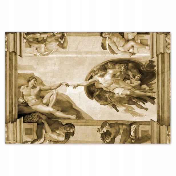 Plakáty 185x125 Stvoření Adama
