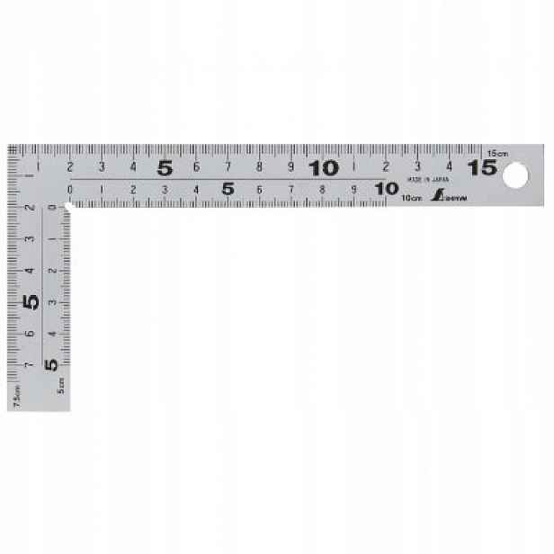 Japonský univerzální úhelník 150 mm Shinwa Stainless Steel