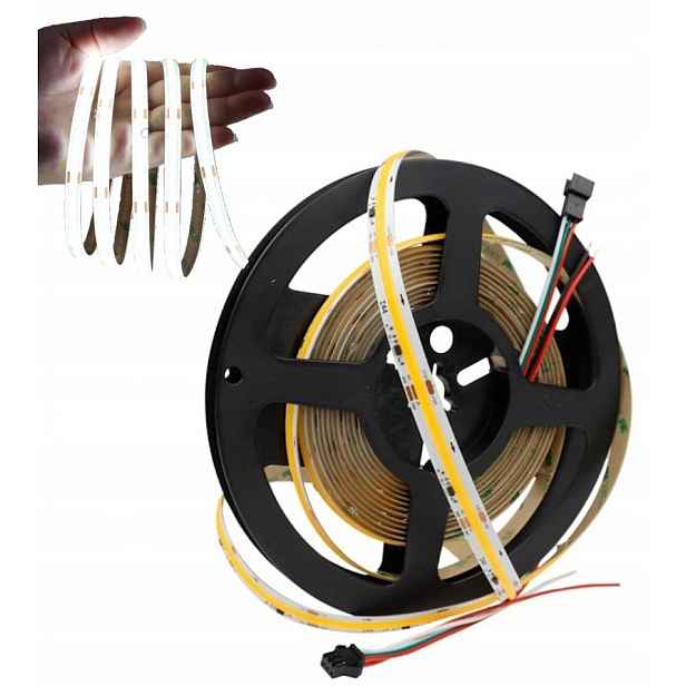 Led pásek Cob Digital 480 Bílý Teplý 3000K 45W 9W/m 810lm/m 12V 5m