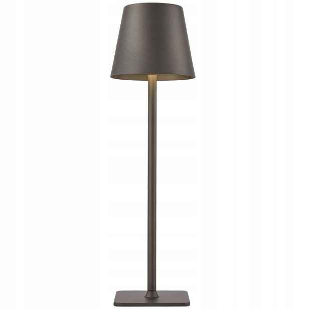 noční Led stolní lampa šedá do obývacího pokoje, pokoje, kanceláře na terasu Atlis