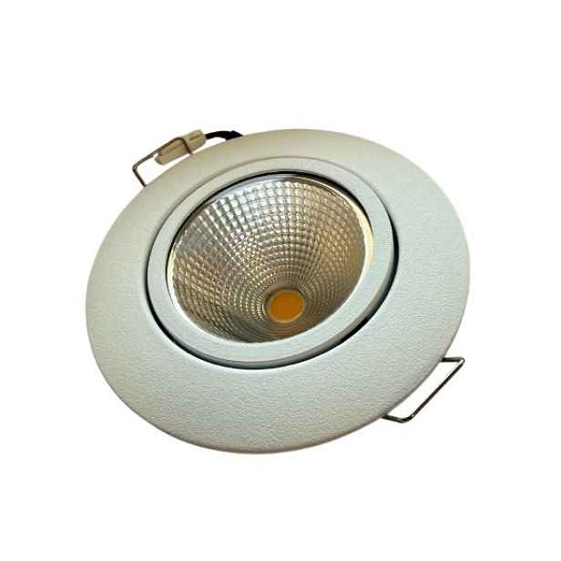 Svítidlo Led Nobile DE5068 Eco Flat, bílá matná, 6,3W, 3000K, Ø68 mm