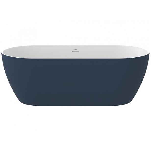 Volně stojící vana Ravak Freedom O Tec 170x77 cm akrylát levá i pravá Deepsea Blue / bílá CD21400000