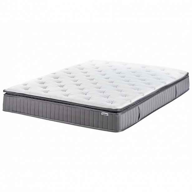 Beliani MATRACE s kapsovými pružinami, gelem a paměťovou pěnou H3/4 Tuhá 180/200 cm Pleasant