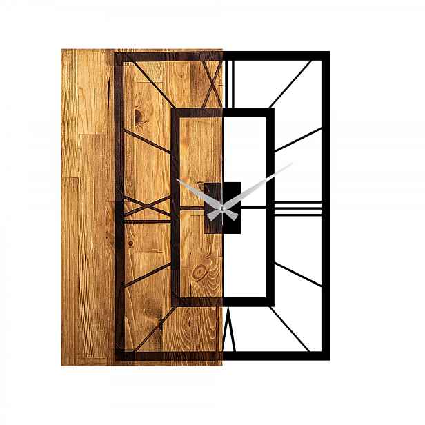 Hanah Home Nástěnné hodiny Elegant černé