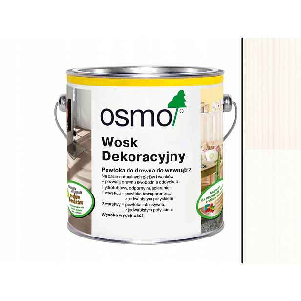 Osmo 3186 vosk Matná Bílá 2,5L