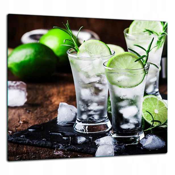 Skleněná Ochranná Deska Panel Lepidlo 65x60 Led