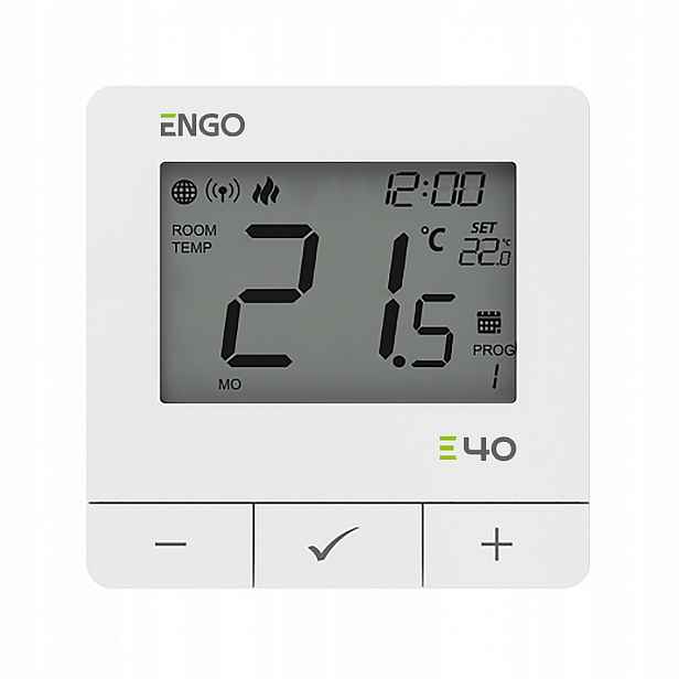 Engo Internetový Regulátor Teploty Na Omítku ZIGBEE/868MHZ, 230V Bílý