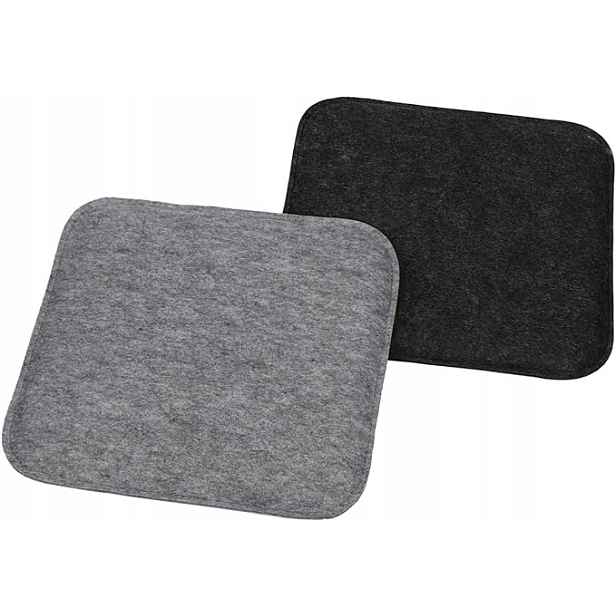 2X Plstěná Polštář Pod Židli Lavička Do Zahrady Jídelny A Kuchyně 35X35 cm