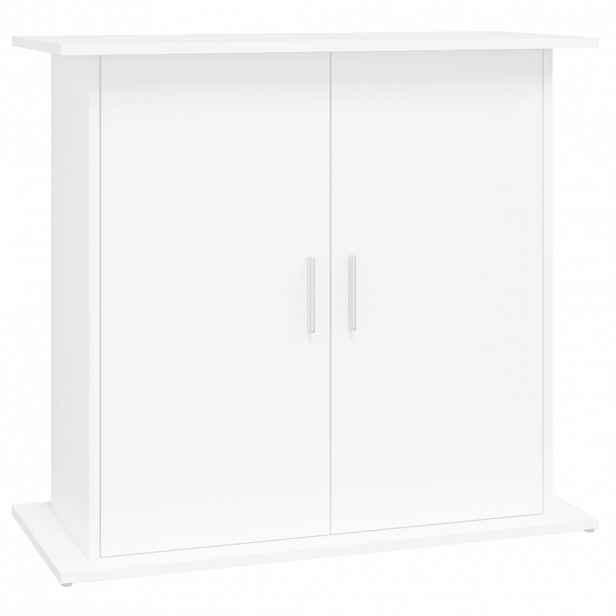 vidaXL Stojan na akvárium bílý 81 x 36 x 73 cm kompozitní dřevo