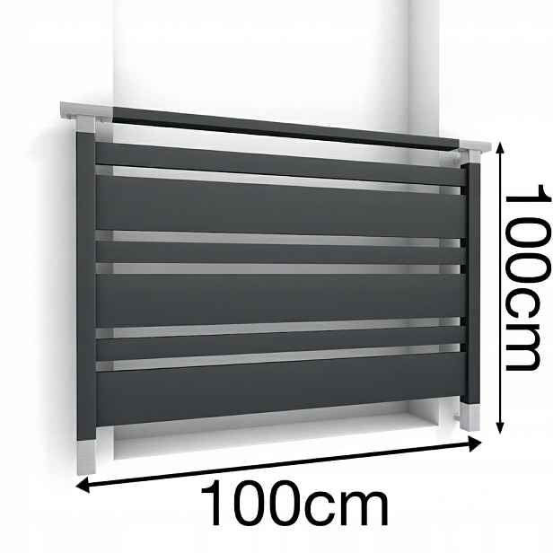 Simple MIX Francouzský balkon 100 cm Balustrada Ral