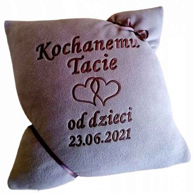 Dárek ke Dni Otců pro tatínka od dětí dcery syna Polštář s nápisem jméno