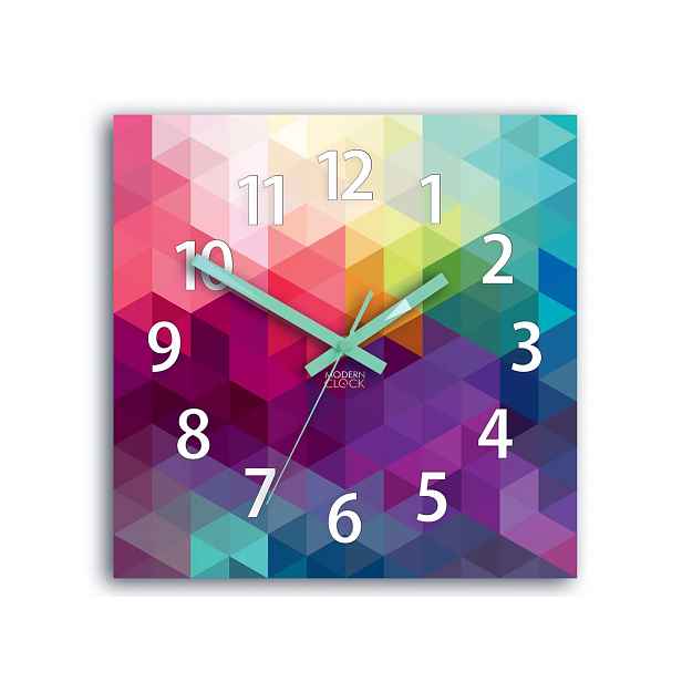 ModernClock Nástěnné hodiny Expressio 30 cm vícebarevné