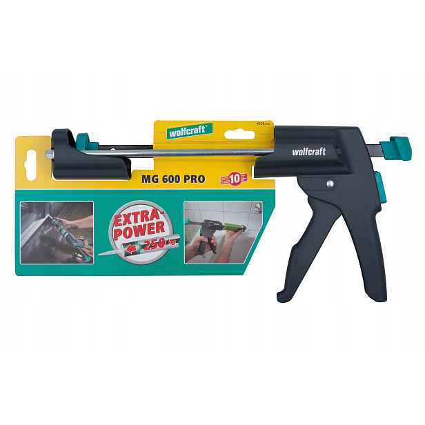 Pistole na silikon pro husté těsnící hmoty 250 kg Wolfcraft Mg 600 Pr