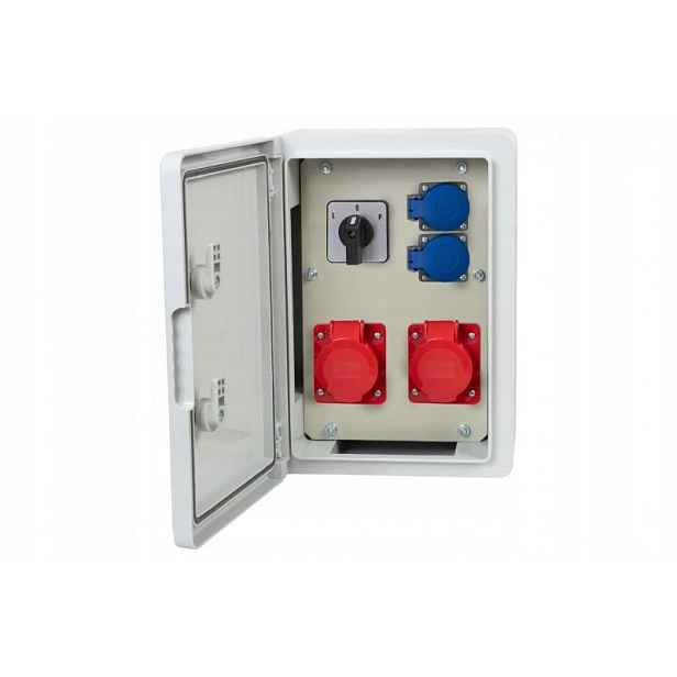 Stavební rozvaděč RB-250 16A 5p 32A 5p 2x230V