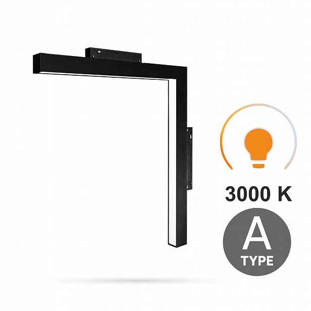 Led úhlový reflektor Ultron 16W 3000K Typ A Smart Track 48VDC