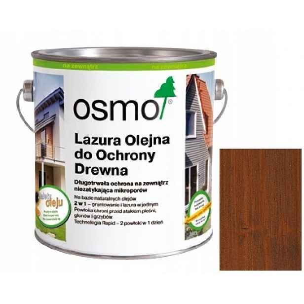 Osmo 708 2,5L Lazura pro fasády Teak Wawa