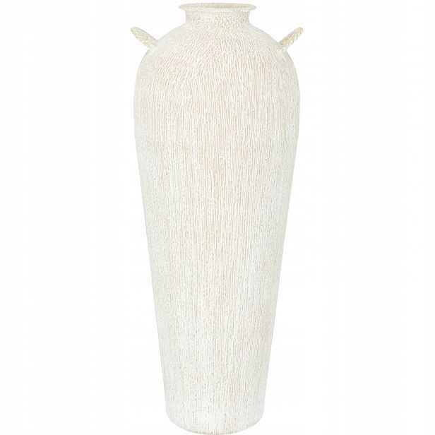 Váza Vysoká Bílá 40 cm Na Květiny Kytice Tulipánů Do Obývacího Pokoje Domu Loft Velká