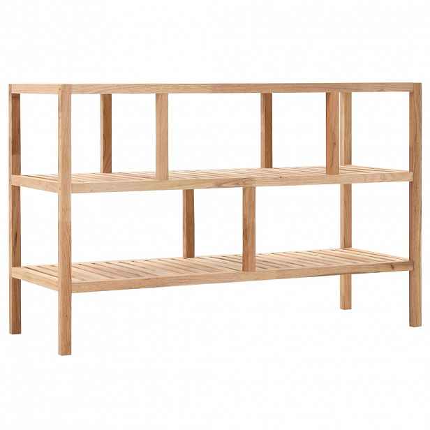 vidaXL Koupelnový regál masivní ořechové dřevo 100 x 40 x 65 cm