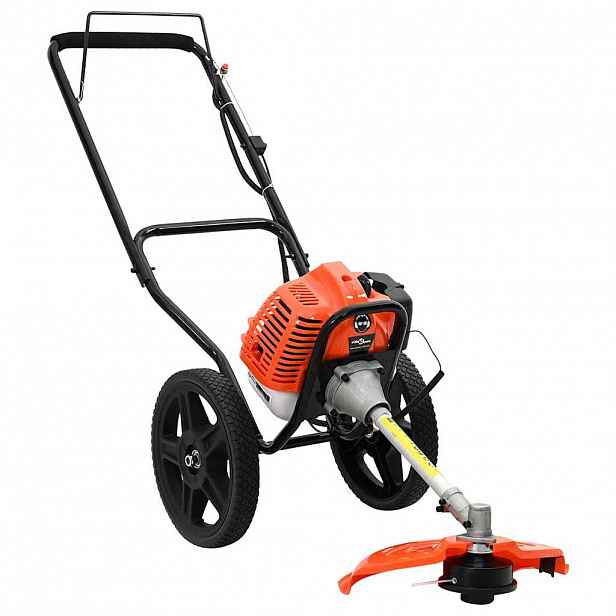 vidaXL Křovinořez s koly Oranžový 52 cm3 1,45 kW