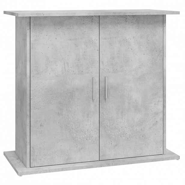 vidaXL Stojan na akvárium betonově šedý 81 x 36 x 73 cm, dřevo
