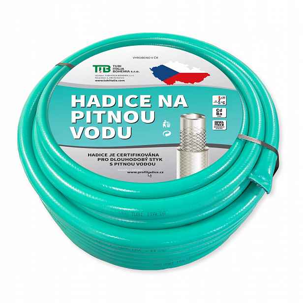 Hadice na pitnou vodu zelená 32x40 mm 25m