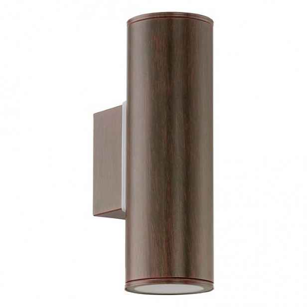 Nástěnná lampa Eglo RIGA ocel hnědá 94105