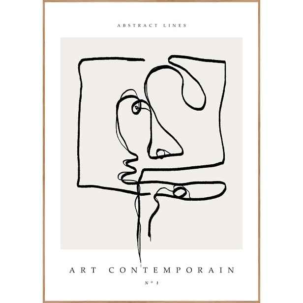 Obraz 70x100 cm Art Contemporain – Malerifabrikken